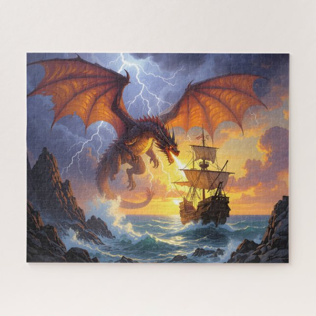 Puzzle Barco en peligro (Horizontal)