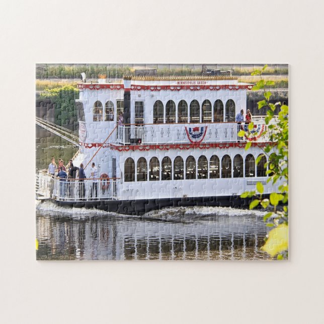 Puzzle Barco fluvial Minnesota. (Horizontal)