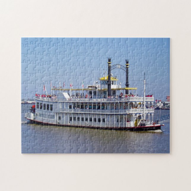 Puzzle Barco fluvial Nueva Orleans Luisiana. (Horizontal)