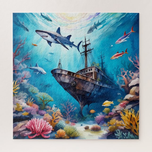 Puzzle Barco Hundido (Vertical)