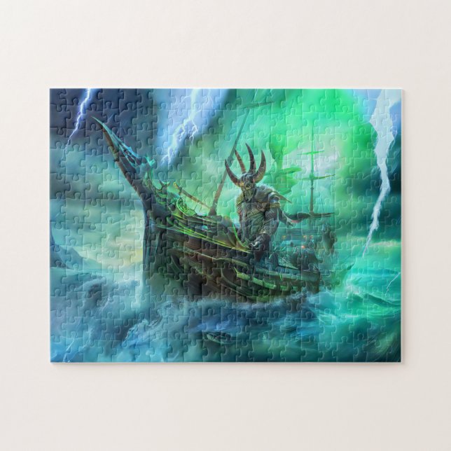Puzzle Barco Naglfar en Ragnarök (Horizontal)