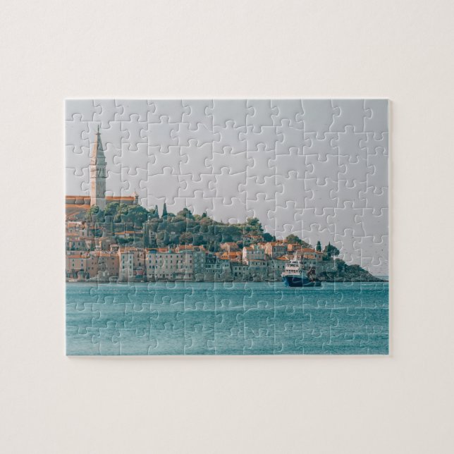 Puzzle Barco pesquero cerca de Rovinj Croacia (Horizontal)
