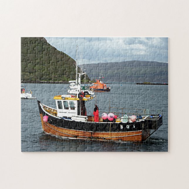 Puzzle Barco pesquero, Portree, Isla de Skye 2 (Horizontal)