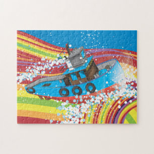 Puzzle Barco pesquero tormentoso