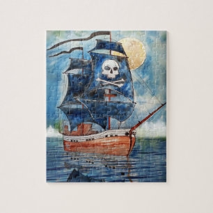 Puzzle Barco pirata