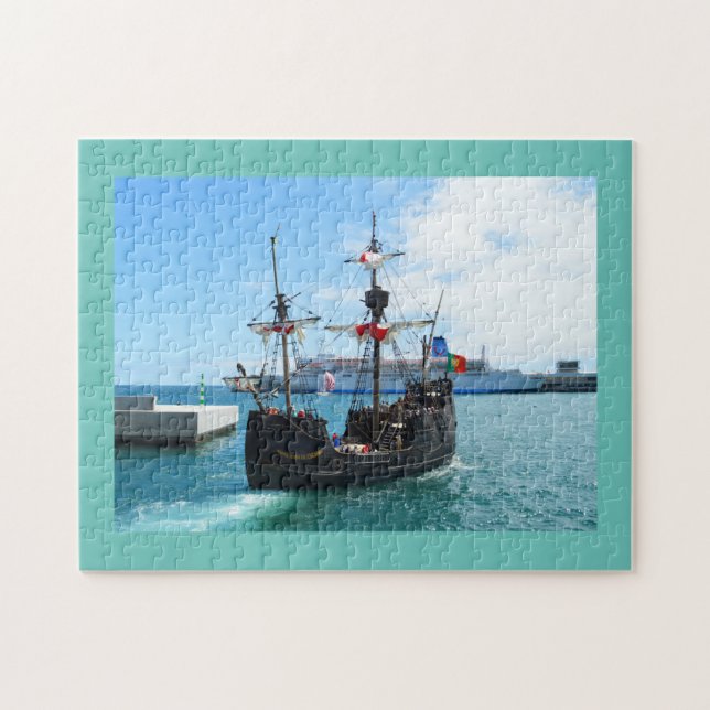Puzzle Barco pirata en Madeira (Horizontal)
