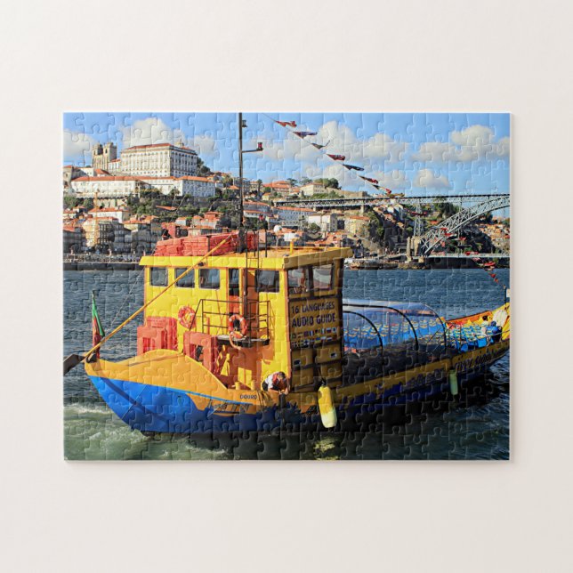 Puzzle Barco Rabelo, Oporto, Portugal (Horizontal)