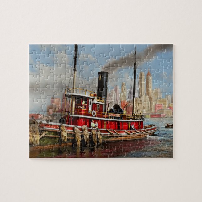 Puzzle Barco - Tugboat - The Watuppa 1935 (Horizontal)