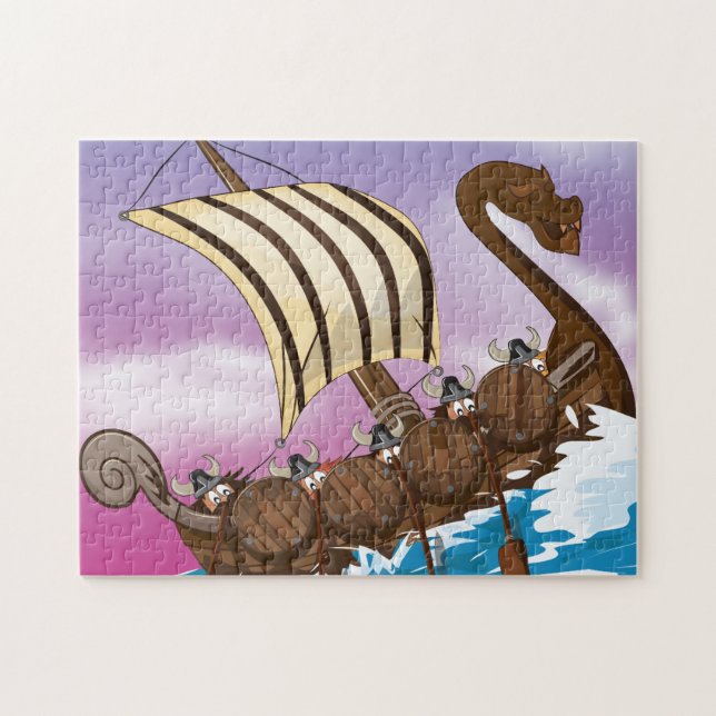 Puzzle Barco Vikingo (Horizontal)