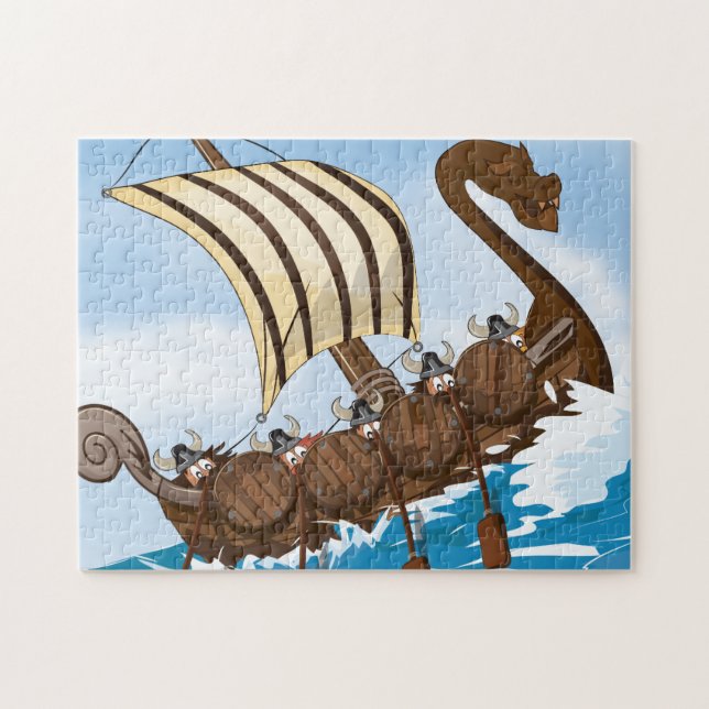 Puzzle Barco Vikingo (Horizontal)