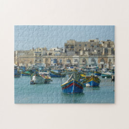Puzzle Barcos coloridos de Malta