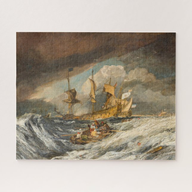 Puzzle Barcos con Anchores...guerra de Turner (Horizontal)