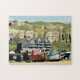 Puzzle Barcos de Pesca en Hasting Sussex