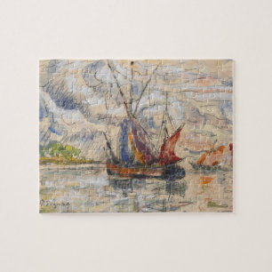 Puzzle Barcos de pesca en La Rochelle, c.1919-21