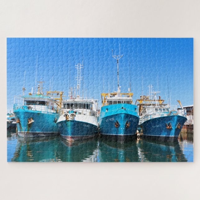 Puzzle Barcos de pesca, Fremantle, Australia (Horizontal)