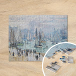 Puzzle Barcos de pesca que salen del puerto | Claude Mone<br><div class="desc">Barcos pesqueros que salen del puerto, Le Havre (1874) del impresionista francés Claude Monet. La pintura original de arte fino es un aceite sobre lienzo que representa un paisaje marino abstracto con barcos en el agua y personas en primer plano. Utilice las herramientas de diseño para agregar texto personalizado o...</div>