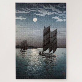 Puzzle Barcos de Shinagawa por Tsuchiya Koitsu