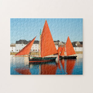 Puzzle Barcos de vela de Galway Irlanda.