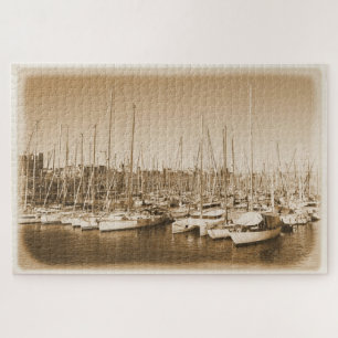 Puzzle Barcos de vela en el puerto de Barcelona - 20x30 -