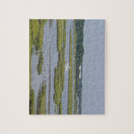 Puzzle Barcos en el lago