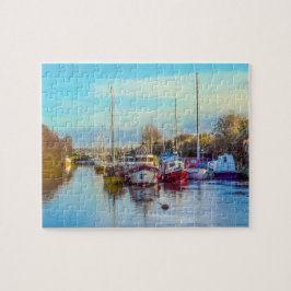 Puzzle Barcos en el puerto de Lydney