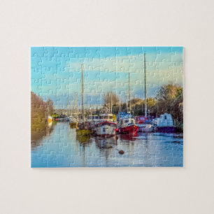 Puzzle Barcos en el puerto de Lydney