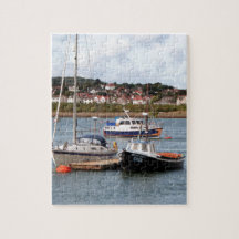 Barcos en el río Conwy, Gales