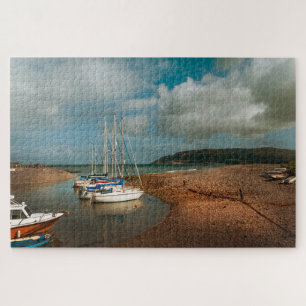 Puzzle Barcos en Porlock Weir