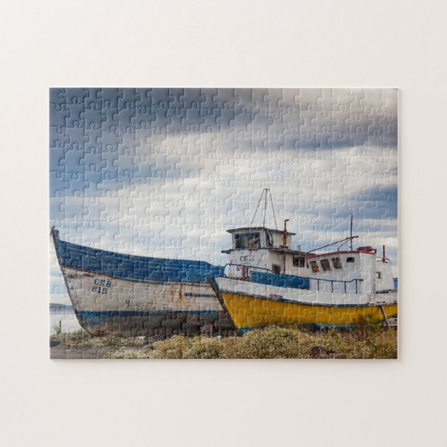 Puzzle Barcos pesqueros (Horizontal)