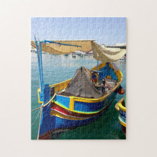 Puzzle Barcos pesqueros de Malta.