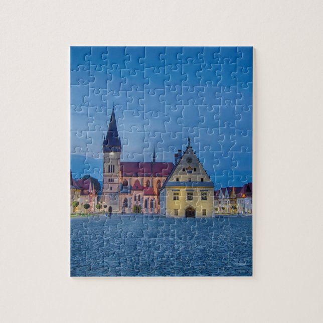Puzzle Bardejov en Eslovaquia (Vertical)