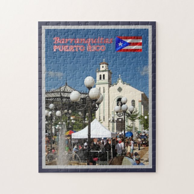 Puzzle Barranquitas - Puerto Rico - (Vertical)