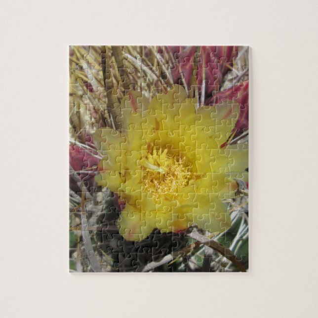 Puzzle Barrel Cactus Fishgancho Amarillo (Vertical)