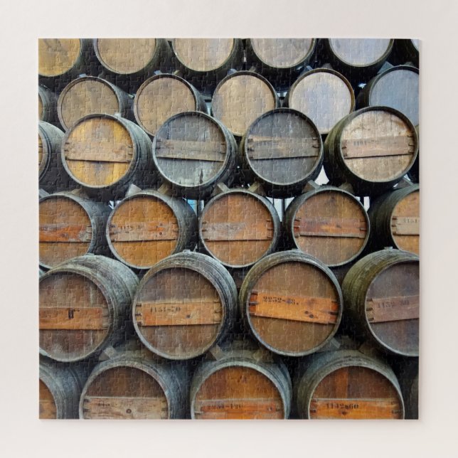Puzzle Barreras de vino apiladas (Vertical)