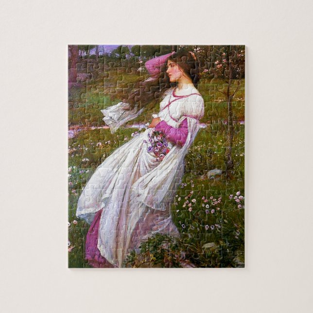 Puzzle Barrido de viento por John William Waterhouse (Vertical)