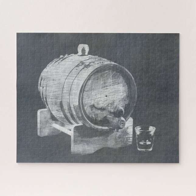 Puzzle Barril de Whisky (Horizontal)