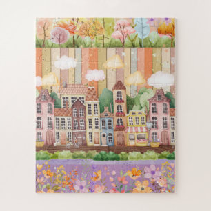 Puzzle Barrio de Pastel Blooms