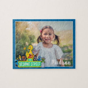 Puzzle Barrio Sésamo   Color completo con placas