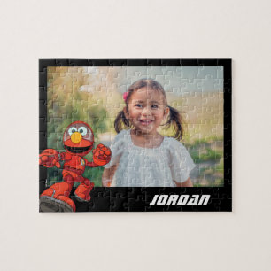 Puzzle Barrio Sésamo   Mecha Builders Elmo   Añadir nombr