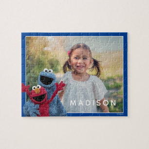 Puzzle Barrio Sésamo   Monstruo Elmo y Cookie