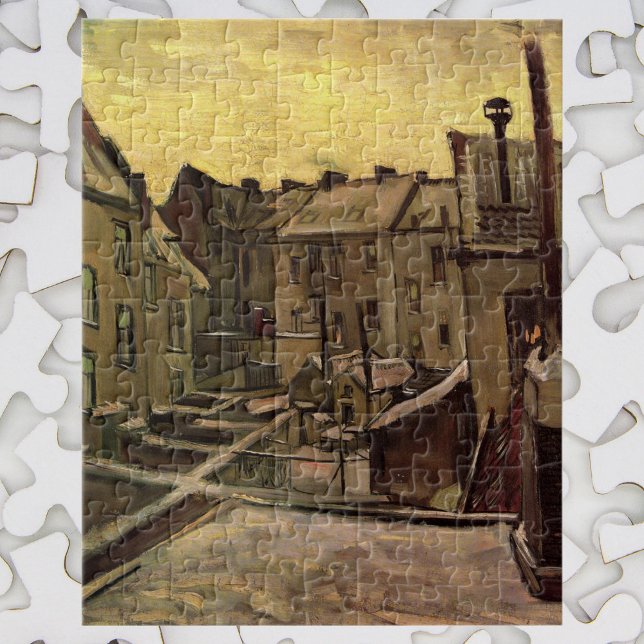 Puzzle Barrios de casas antiguas por Vincent van Gogh (Subido por el creador)