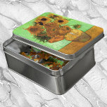 Puzzle Base con doce girasoles de Vincent van Gogh<br><div class="desc">Still Life: Vase with Twelve Sunflowers de Vincent van Gogh es una antigua obra de arte de arte fino, impresionismo, todavía de la vida, de pintura floral con un ramo de brillantes girasoles de verano. Sobre el artista: Vincent Willem van Gogh fue un pintor impresionista de post cuyo trabajo fue...</div>