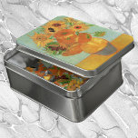 Puzzle Base con doce girasoles de Vincent van Gogh<br><div class="desc">Still Life: Vase with Twelve Sunflowers de Vincent van Gogh es una antigua obra de arte de arte fino, impresionismo, todavía de vida, pintura floral. Un bonito ramo de verano con una docena de flores de girasol recién hechas del jardín. Parte de una serie de girasoles que van Gogh hizo...</div>