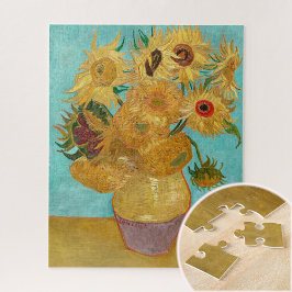 Puzzle Base con doce girasoles de Vincent Van Gogh