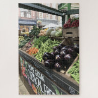 Base de verduras en el Borough Market, Londres, Re