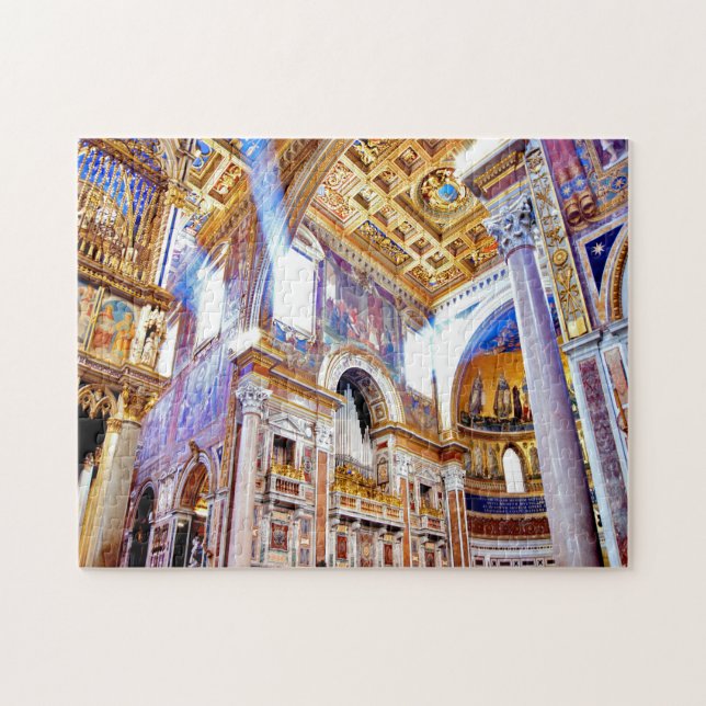 Puzzle Basílica de San Juan de Letrán Roma. (Horizontal)