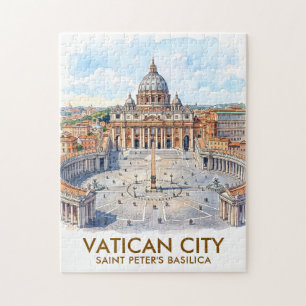 Puzzle Basílica de San Pedro personalizada Ciudad del Vat