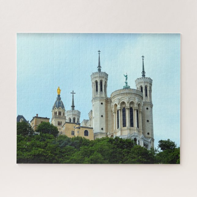 Puzzle Basílica Lyon France - 16x20 - 520 pcs (Horizontal)