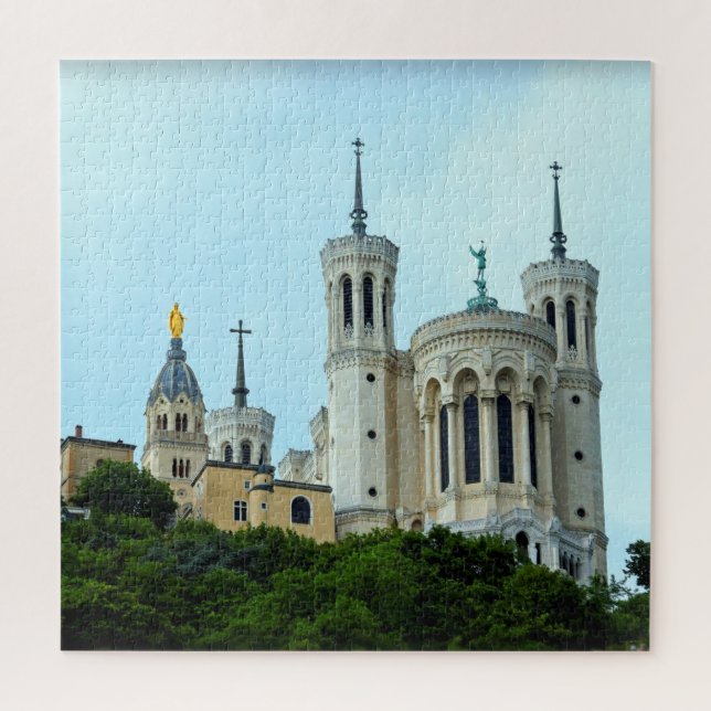 Puzzle Basílica Lyon France - 20x20 - 676 pcs. (Vertical)