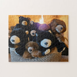 Puzzle Basket of Bears Puzzle, 11" x 14", 252 pieces